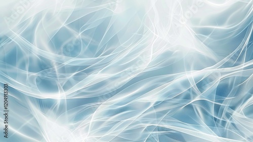 An abstract background in blue and white tones with a sleek, technological feel, ideal for projects requiring modern and artistic designs.

