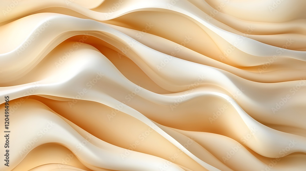 Abstract Beige and White Wave Pattern Design Abstract Beige and White Wave Pattern Design