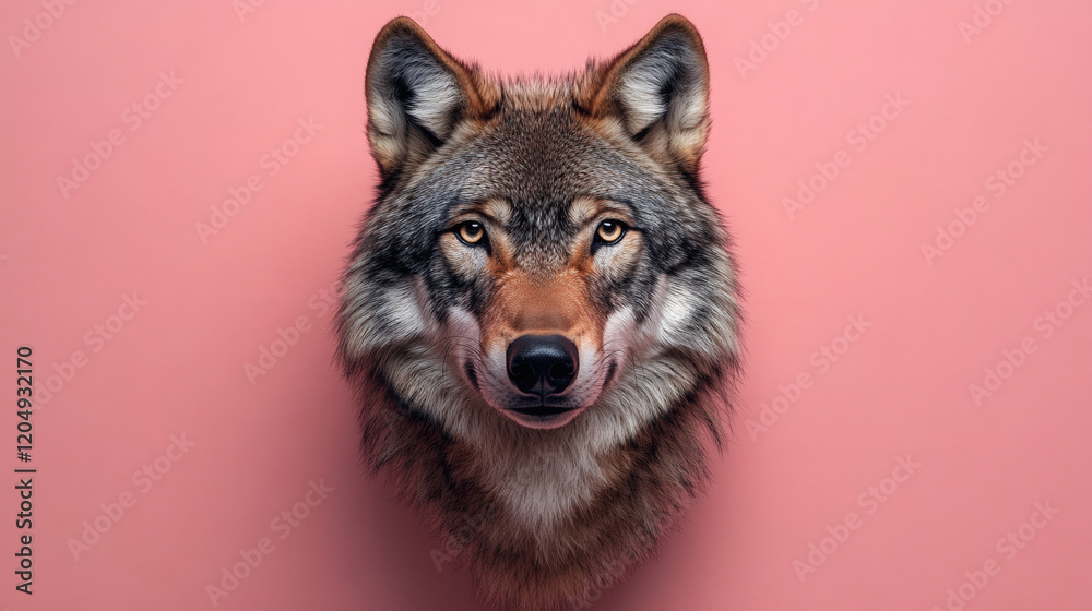 Obraz premium wolf on an isolated background