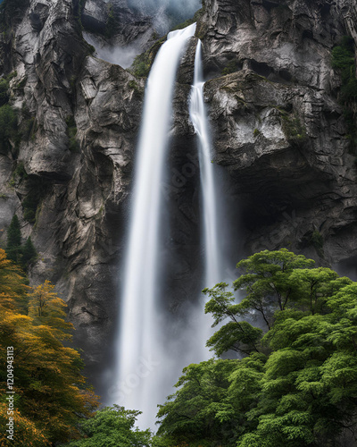 waterfall, valley, butterflies, nature reserve, forest, greenery, peaceful valley, wildlife, beautiful scenery, river, trees, calm nature, scenic view, butterfly valley, flowing water, quiet place, lu