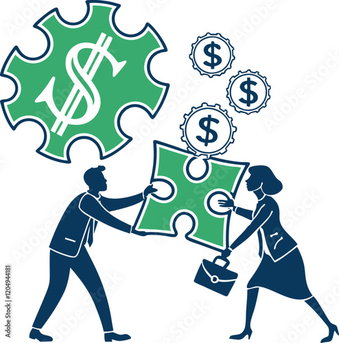 Creative Business Concepts in Vector Art