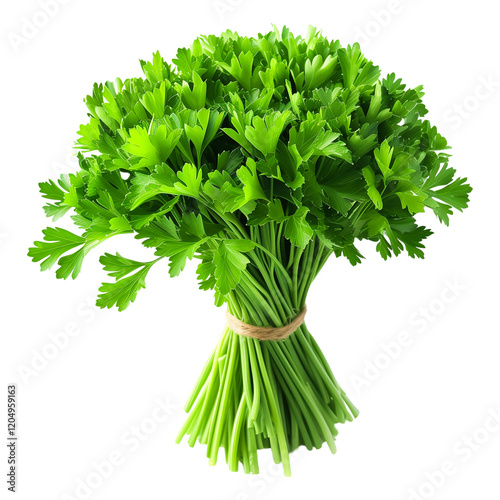 Parsley isolated on transparent background