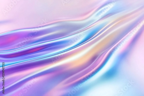 Wallpaper Mural Mesmerizing Liquid Holographic Patterns with Vibrant Gradients and Smooth Flowing Colors Torontodigital.ca