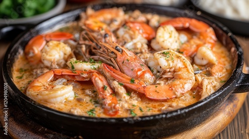 Savoring Creamy Crab and Shrimp Seafood Bisque Coastal Kitchen Recipe Guide Cozy Atmosphere Culinary Delight