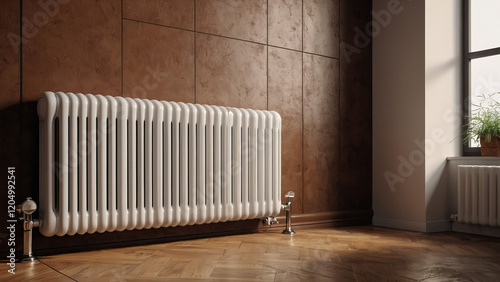 Wallpaper Mural Heating radiator in the room Torontodigital.ca