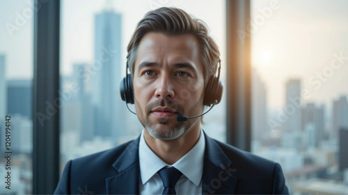 portrait of a handsome businessman