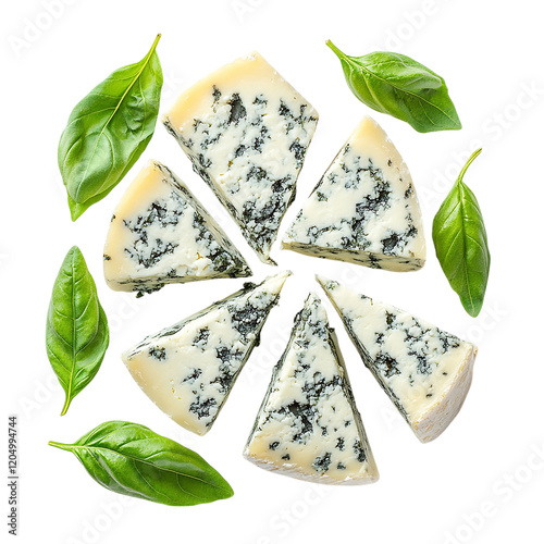 Gourmet Blue Cheese with Fresh Basil