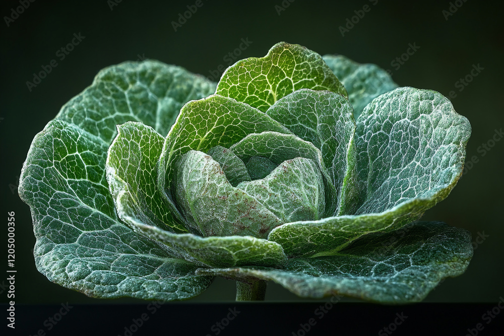 Fototapeta premium A Detailed Closeup of a Green Leafy Plant