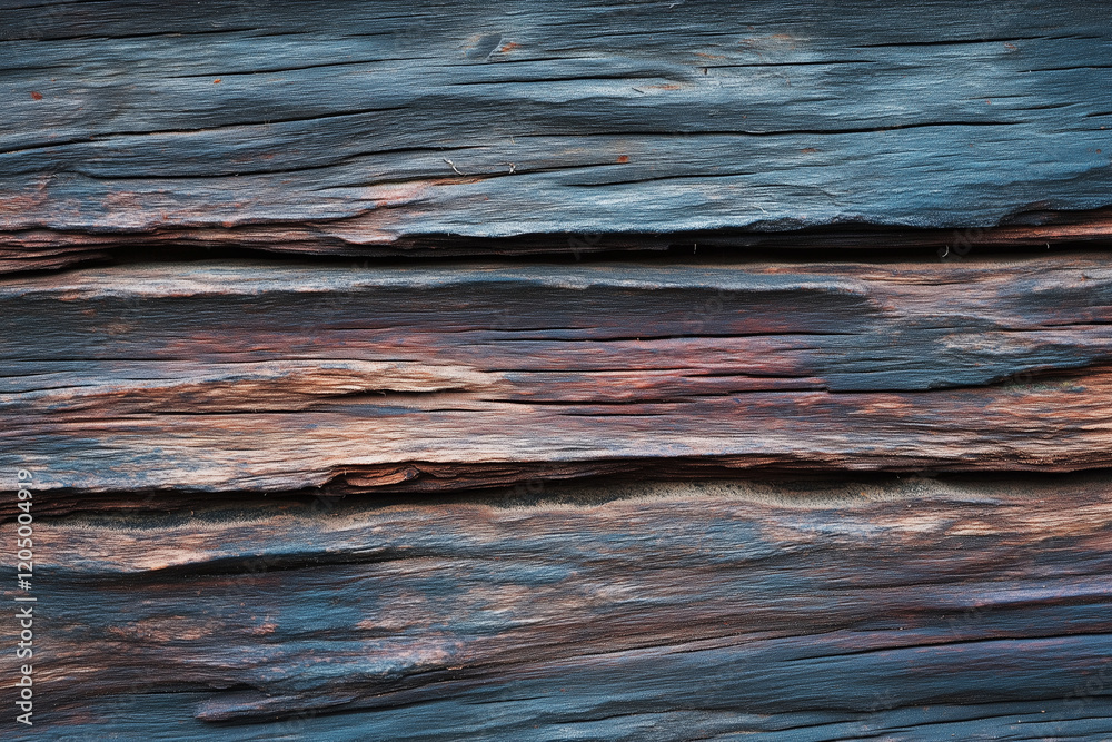 wooden surface with a blue and brown color scheme. The wood appears to be old and weathered, giving the impression of a rustic or vintage feel. The combination of blue wooden surface with a blue and brown color scheme. The wood appears to be old and weathered, giving the impression of a rustic or vintage feel. The combination of blue