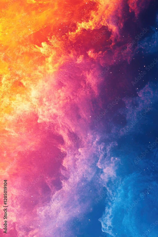 Fototapeta premium Cloudy Night Sky