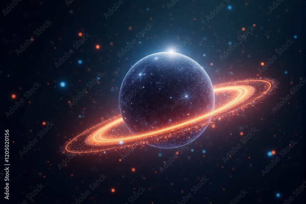 Obraz premium Abstract AI technology illustration background