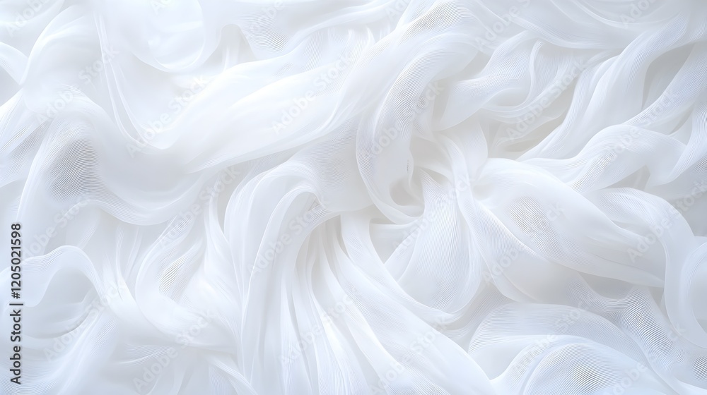 Fototapeta premium A white fabric with a fur texture