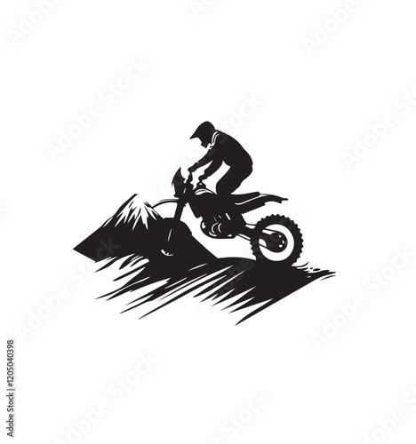 _drawing_of_jumping_motorcyle_in_the_mount_one_colour