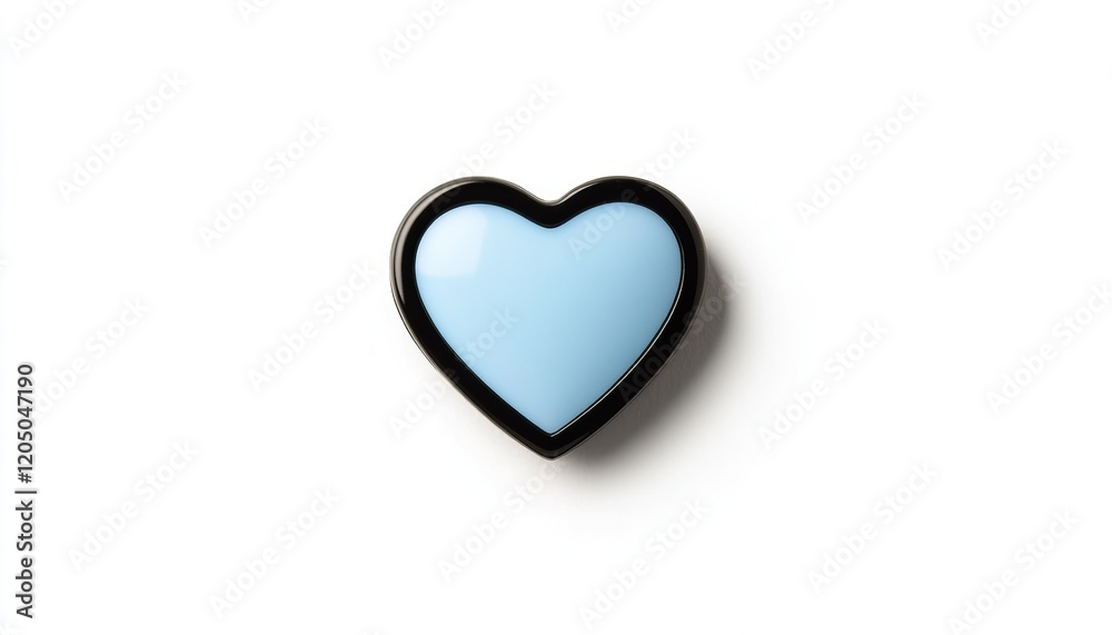 a blue heart shaped glass object on a white surface
a blue heart shaped glass object on a white surface