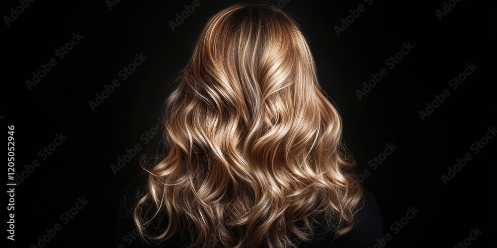 Fototapeta premium Woman's Long Blonde Hair
