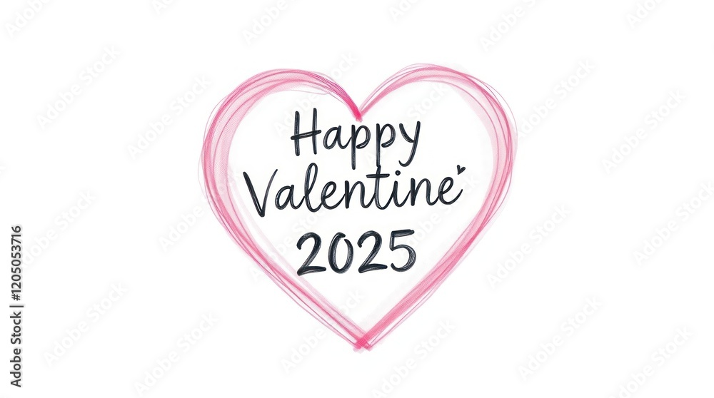 Pink heart on white background with a romantic and loving design, perfect for Valentine’s Day cards or celebrations Pink heart on white background with a romantic and loving design, perfect for Valentine’s Day cards or celebrations