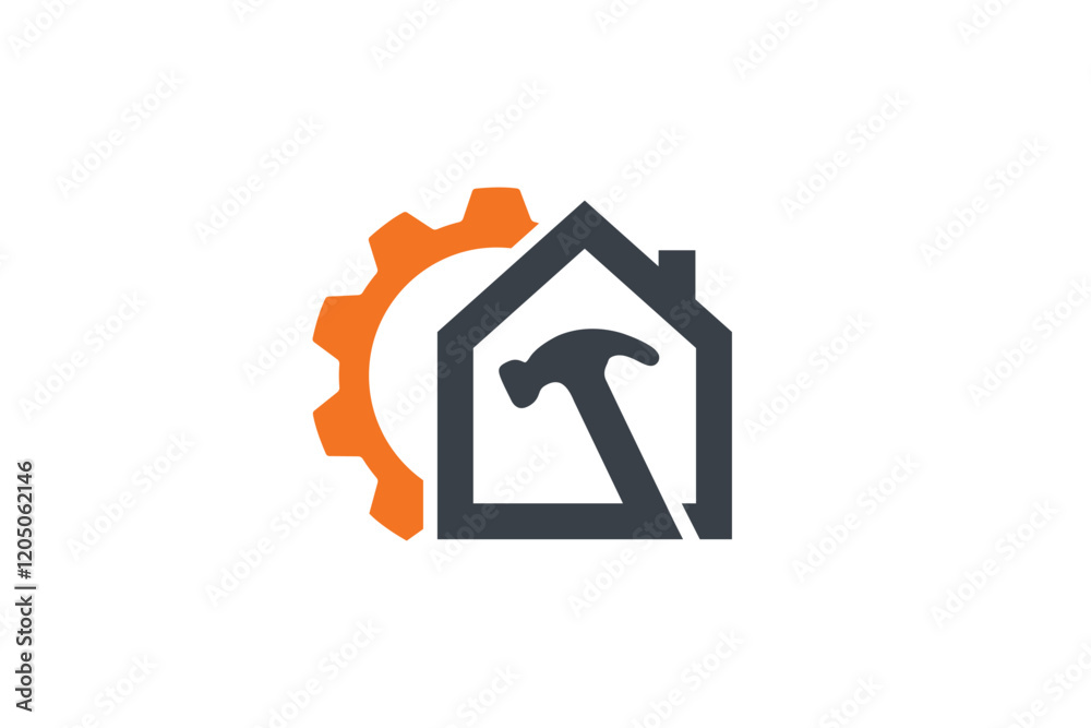 Home Repair Logo, home Maintenance icon Home Repair Logo, home Maintenance icon