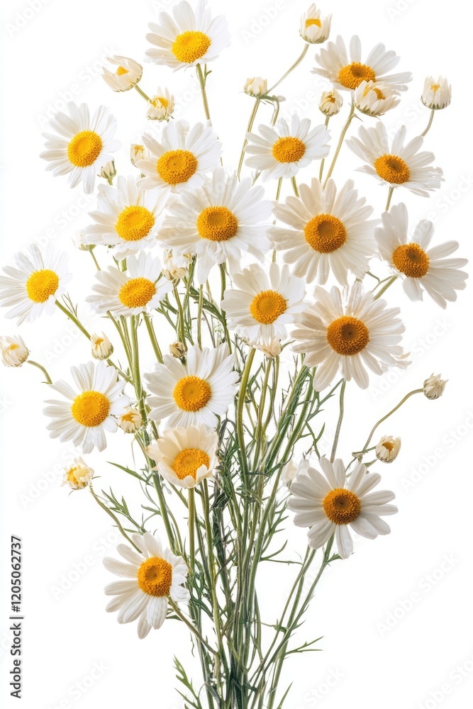 Fototapeta premium White and Yellow Flower Vase