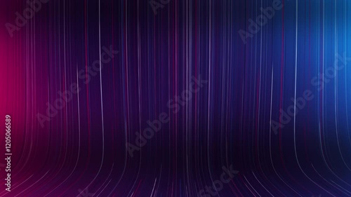 Dynamic glowing line beams, Colorful glow light trail background animation. Seamless loop high quality 4k video