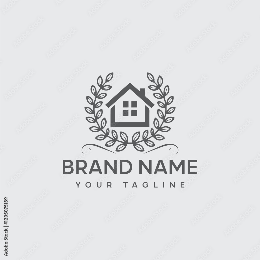Premium Vector Home badge logo vector illustration Premium Vector Home badge logo vector illustration