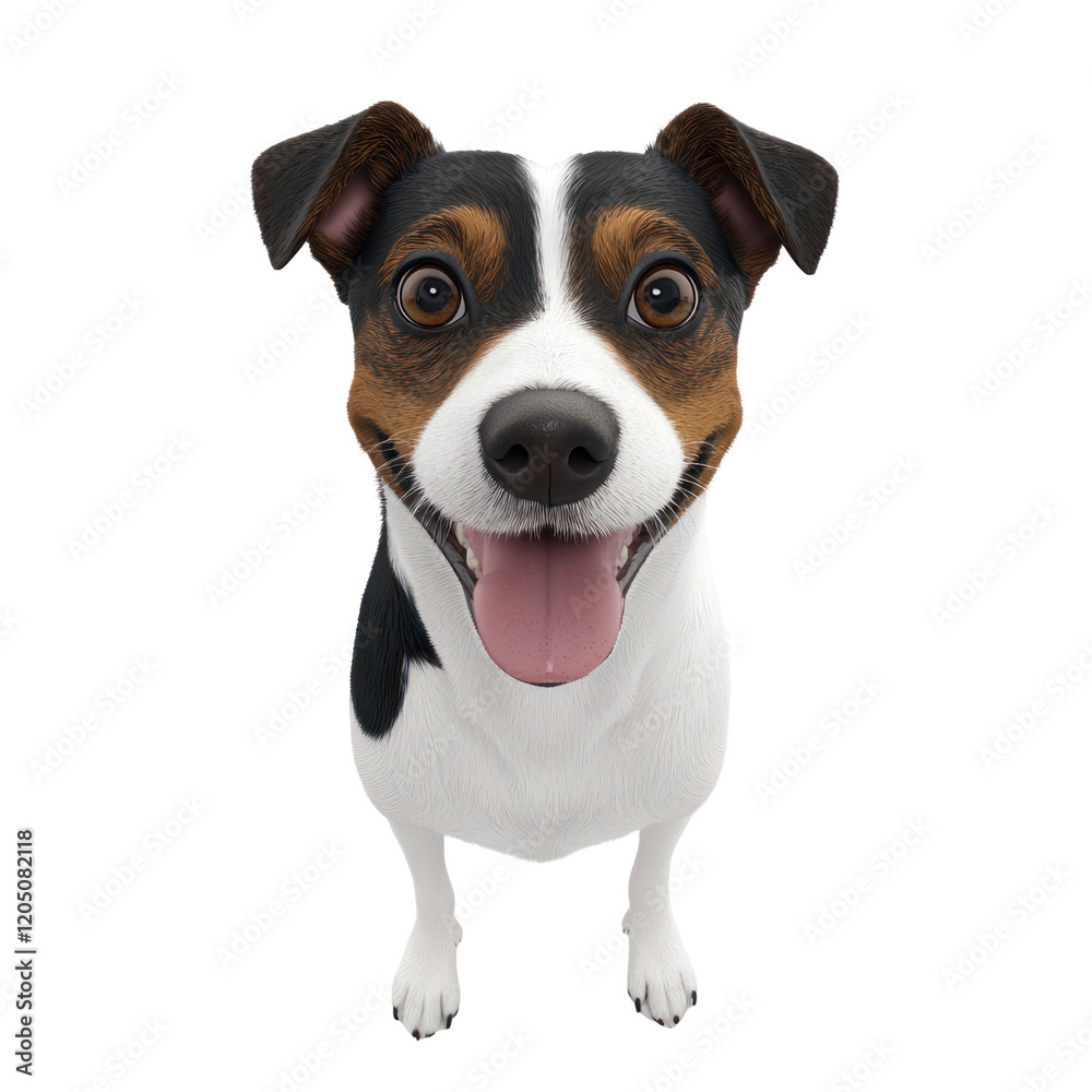A cheerful dog with a playful expression, showcasing its friendly demeanor. A cheerful dog with a playful expression, showcasing its friendly demeanor.