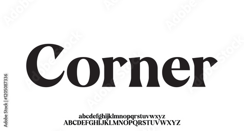 Modern alphabet letters font and number. Elegant Classic Urban Lettering Minimal Fashion Designs. Typography fonts uppercase lowercase and numbers. vector illustration
