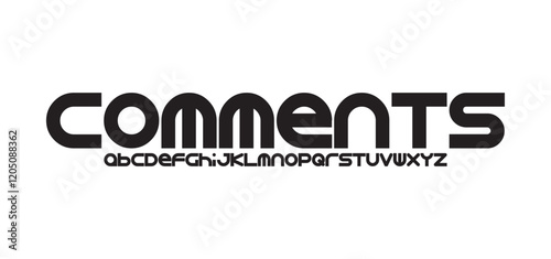 modern geometric circular font with rounded edges.
