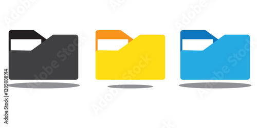 Print  File folder icon simple vector symbol . 1176