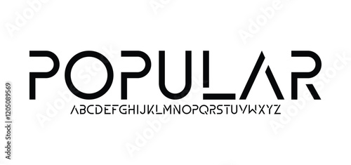 Minimal modern alphabet fonts. Typography minimalist urban digital neon future creative logo font. vector illustration
