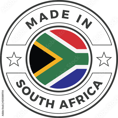 Free Download Made in South Africa Icon Vector Stamp Illustration - GFXLoad