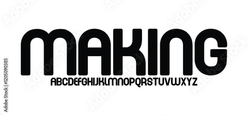 Digital Abstract minimal modern alphabet fonts for logo. Typography technology electronic digital music future creative font. vector illustration
