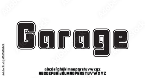 Classic college font. Vintage sport font in American style for football baseball or basketball logos and t-shirt. Athletic department typeface varsity style font. Vector

