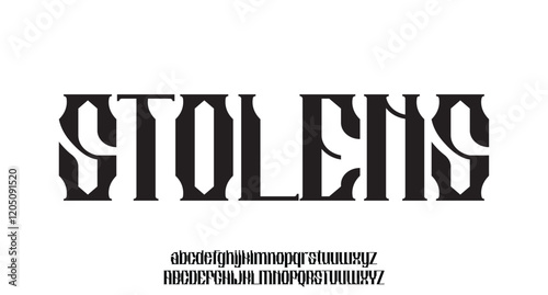 Modern minimal abstract alphabet fonts. Typography technology, electronic, movie, digital, music, future, logo creative font. vector illustration
