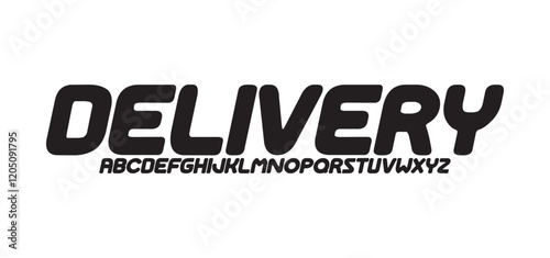 Modern Bold Font Sport Alphabet. Typography urban style fonts for technology, digital, movie logo design. vector illustration
