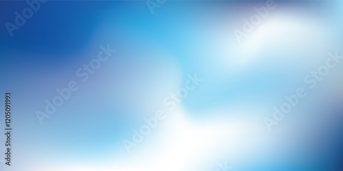White and blue gradient, clear sky, background, banner, template for designing banners, web pages, etc.