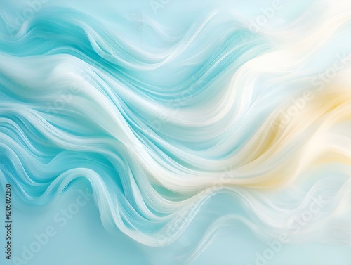 abstract flowing light blue and white waves soft texture subtle light ethereal movement