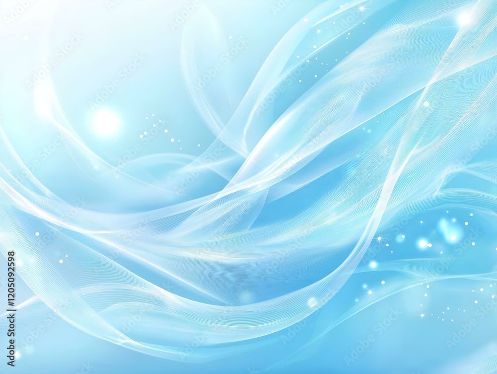 abstract flowing light blue waves soft texture subtle light ethereal movement abstract flowing light blue waves soft texture subtle light ethereal movement