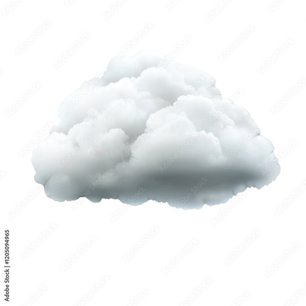 A fluffy, white cloud depicting a soft and billowy appearance. A fluffy, white cloud depicting a soft and billowy appearance.