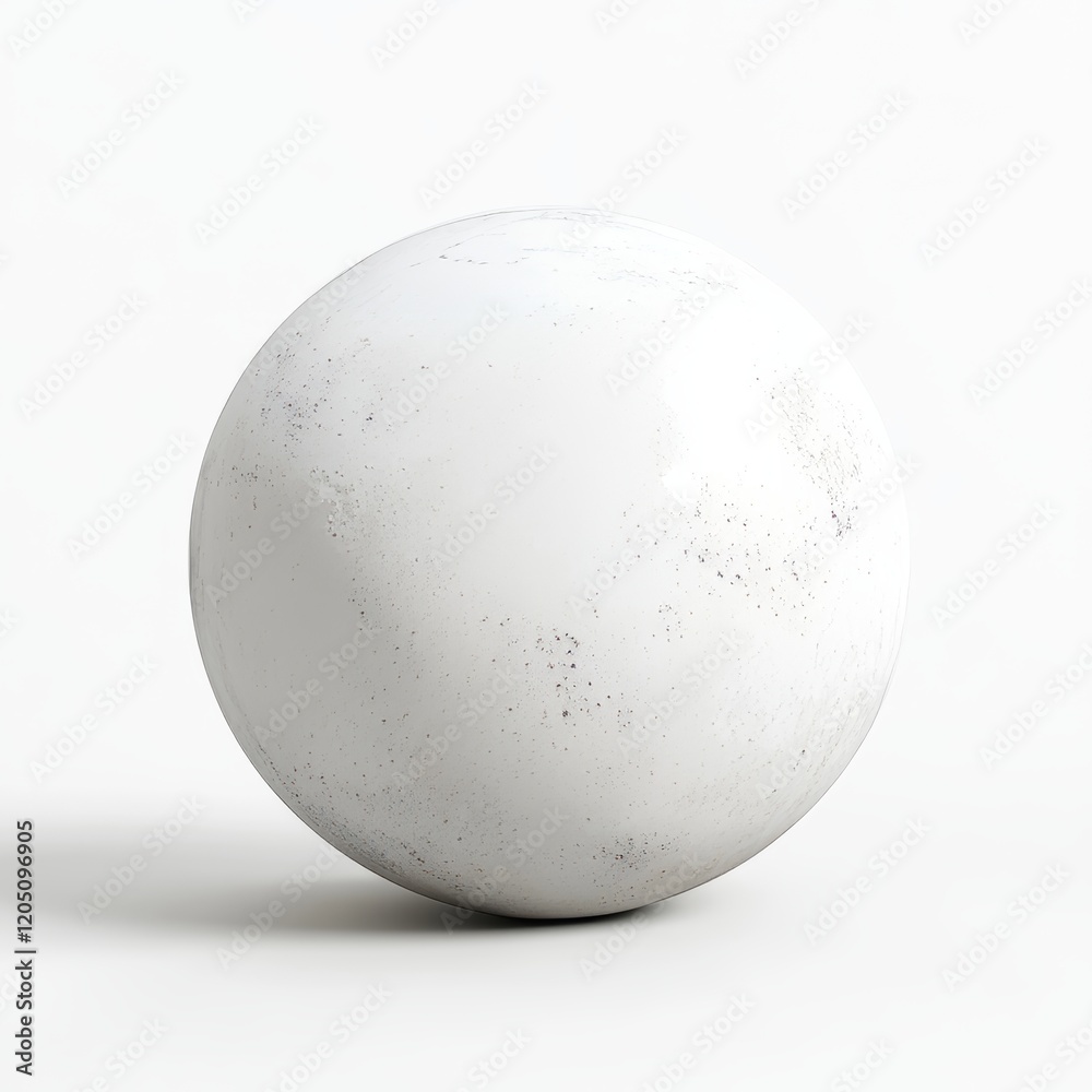 3d rendering of a white marble ball isolated on white background. 3d rendering of a white marble ball isolated on white background.