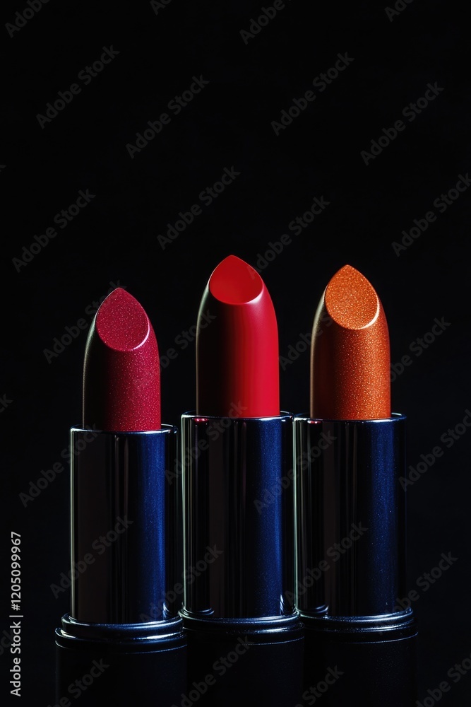 Obraz premium Lipstick collection on shelf