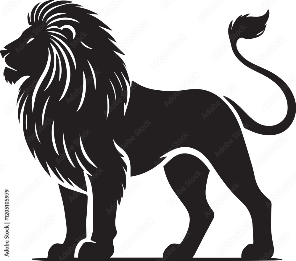 Lion Silhouette Vector Art - Perfect for Designers Lion Silhouette Vector Art - Perfect for Designers