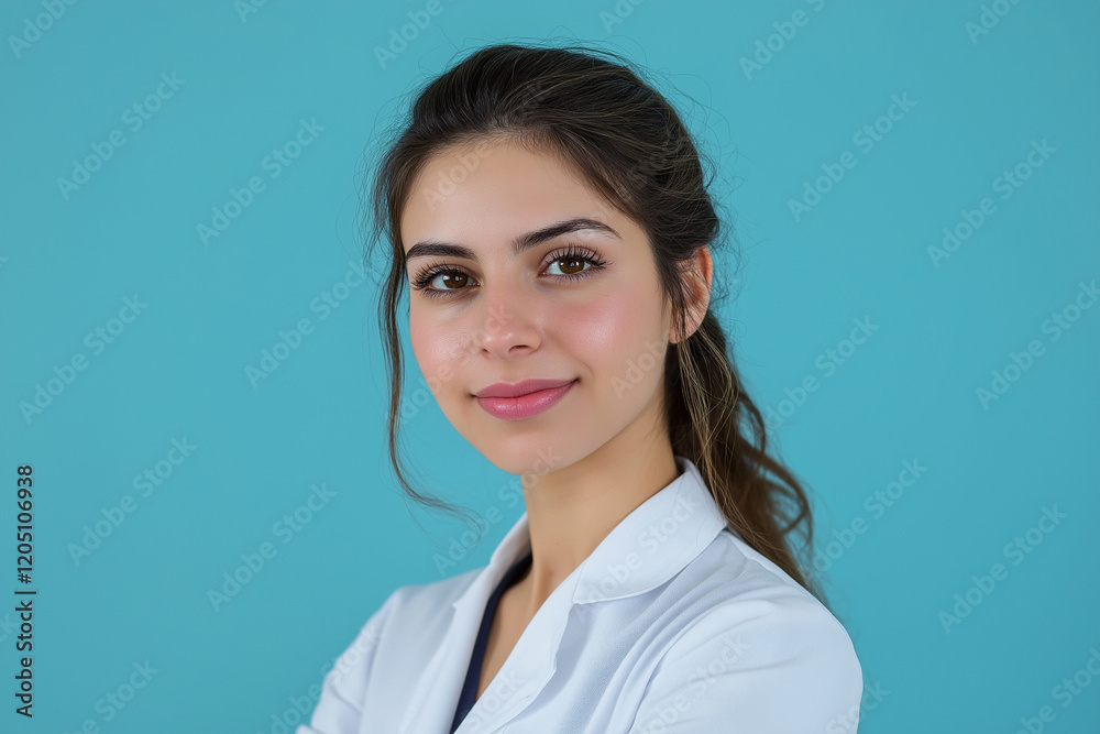Portrait of Confident Young Medical Doctor on Blue Background Professional Healthcare Provider
Portrait of Confident Young Medical Doctor on Blue Background Professional Healthcare Provider