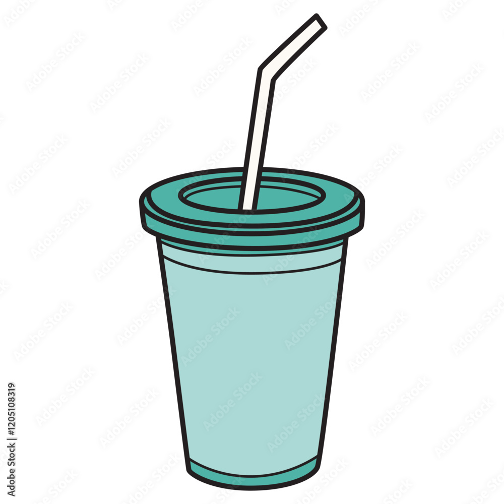 Detailed sketch of a milkshake, inviting a delicious treat. Detailed sketch of a milkshake, inviting a delicious treat.