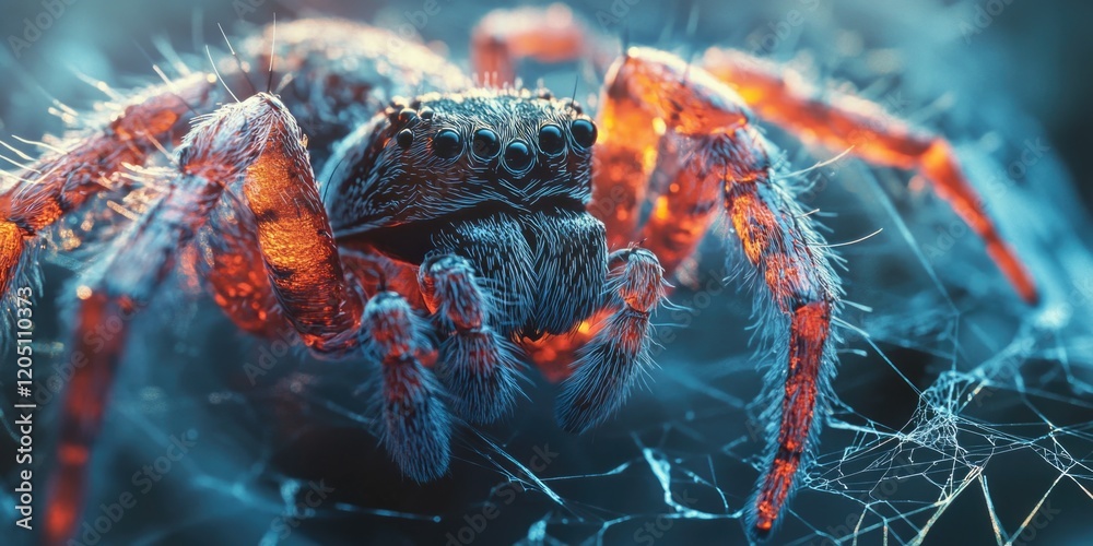 Spider on Spider Web