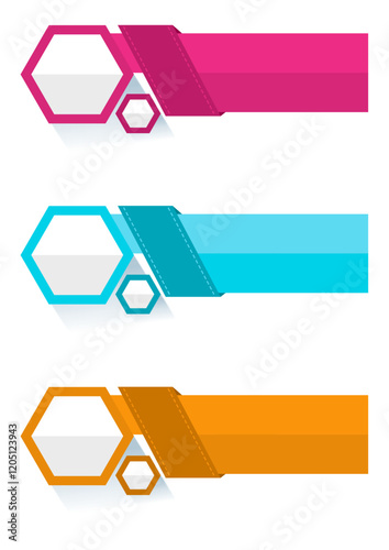 Elegant Blue Ribbon Banner for Design and Decoration