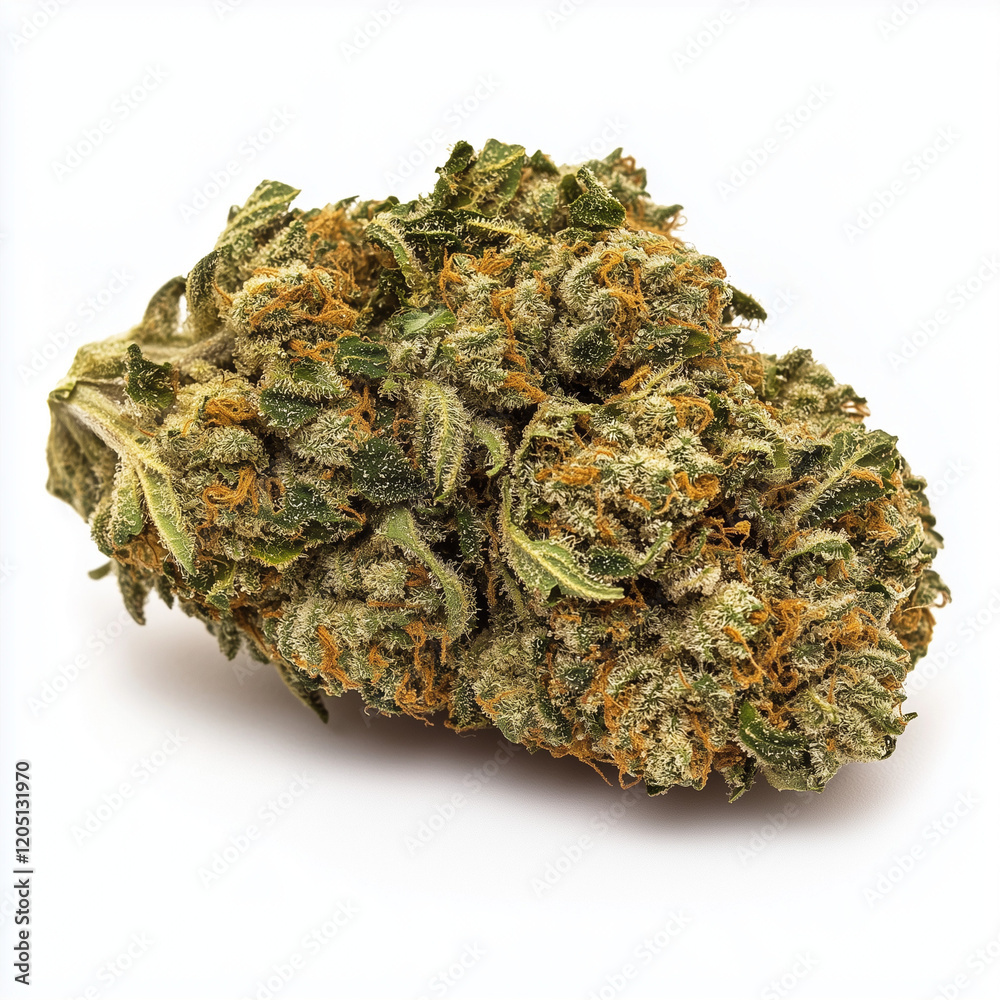 Medical marijuana weed bud isolated on white background Medical marijuana weed bud isolated on white background