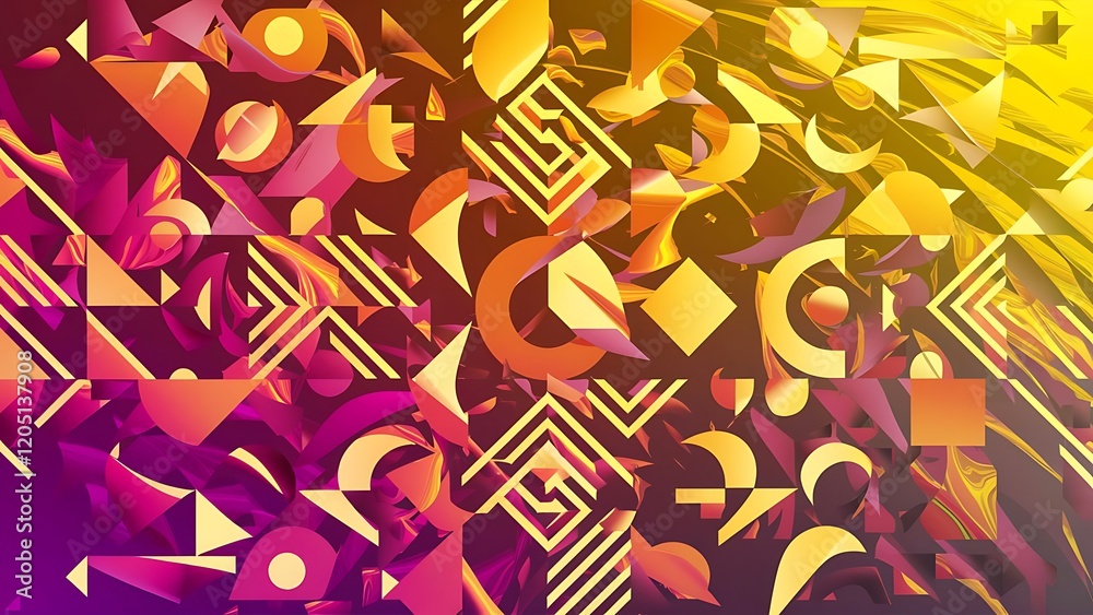 Fototapeta premium Abstract geometrical background. Vector illustration.