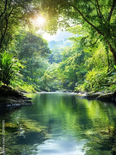 a jungle in thailand, very beautiful