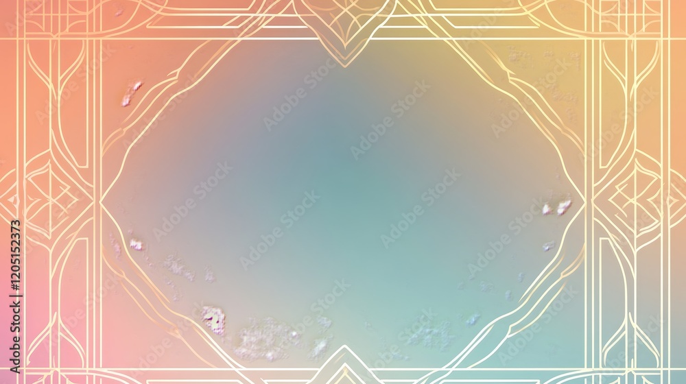 Obraz premium A colorful, abstract background with intricate geometric patterns.