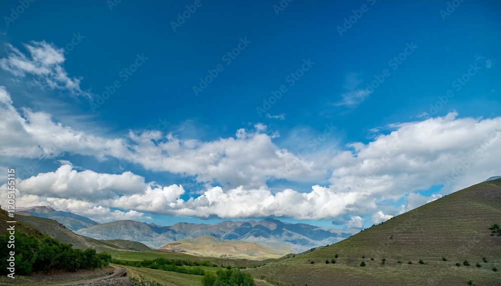 The clouds add drama to the serene blue. The clouds add drama to the serene blue.